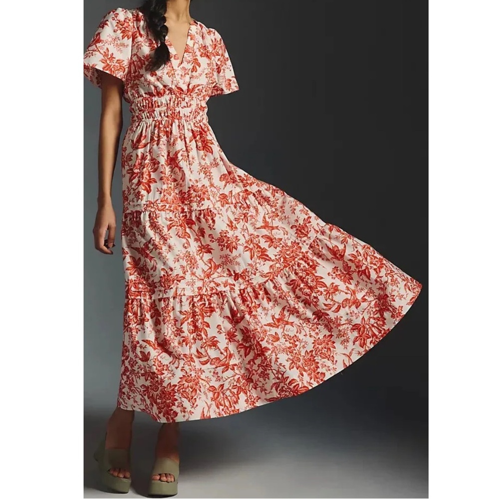 ANTHROPOLOGIE SOMERSET Maxi Dress Size XSP